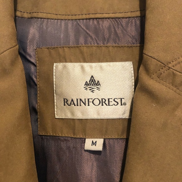RAINFOREST Mens M Utility Travel Jacket Brown Entrada Microfiber Blazer - Picture 2 of 6
